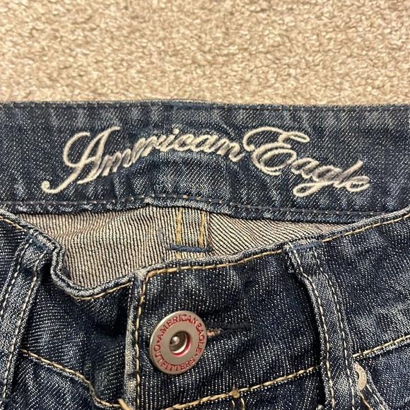 Y2K American Eagle 77 Straight jeans low rise - Picture 5 of 8
